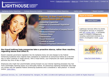 Lighthouse Services Home Page